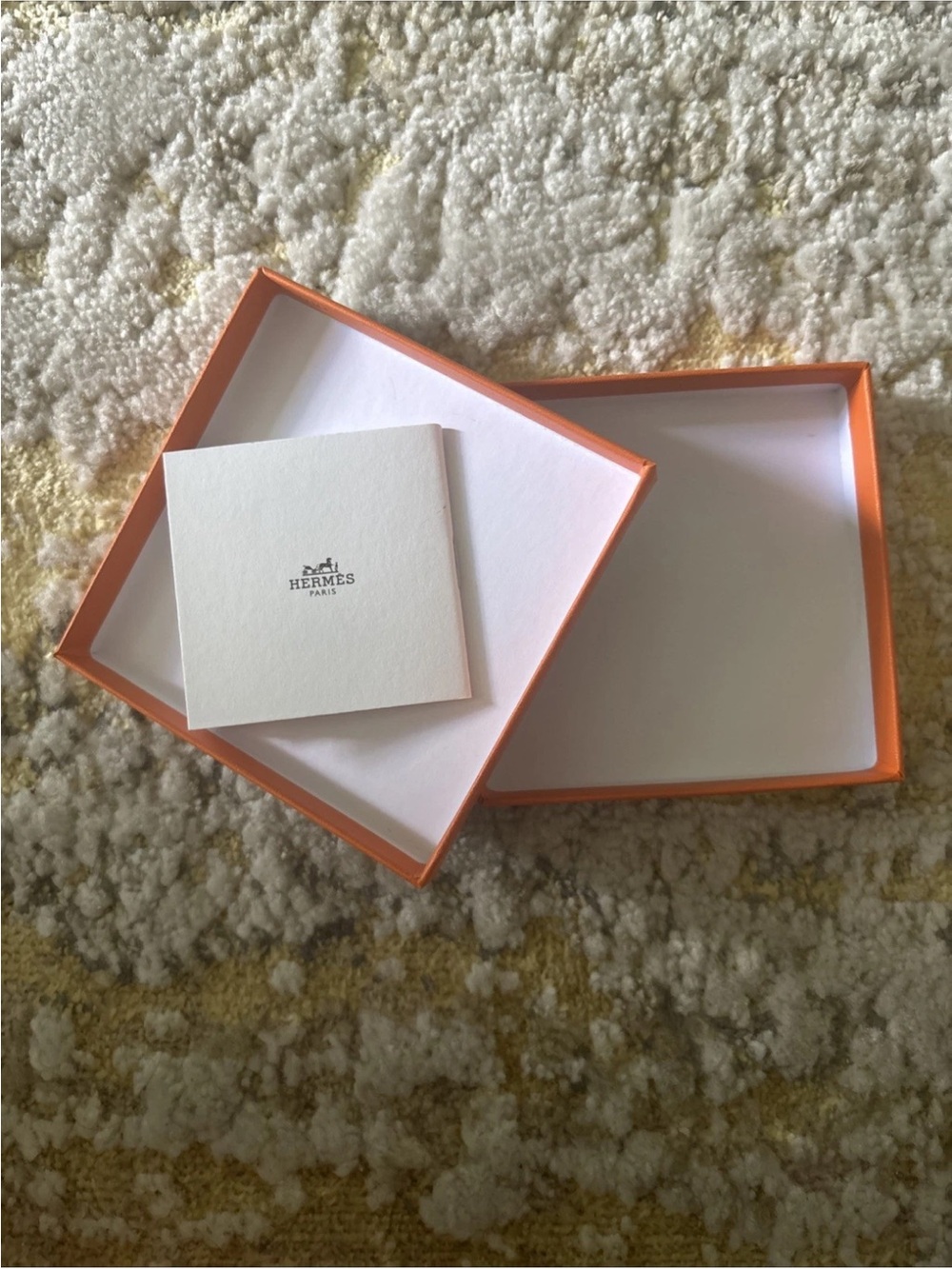 Hermes Paris Empty Jewelry Box 3 3/4 x 3 3/4 Inch - Picture 3 of 3